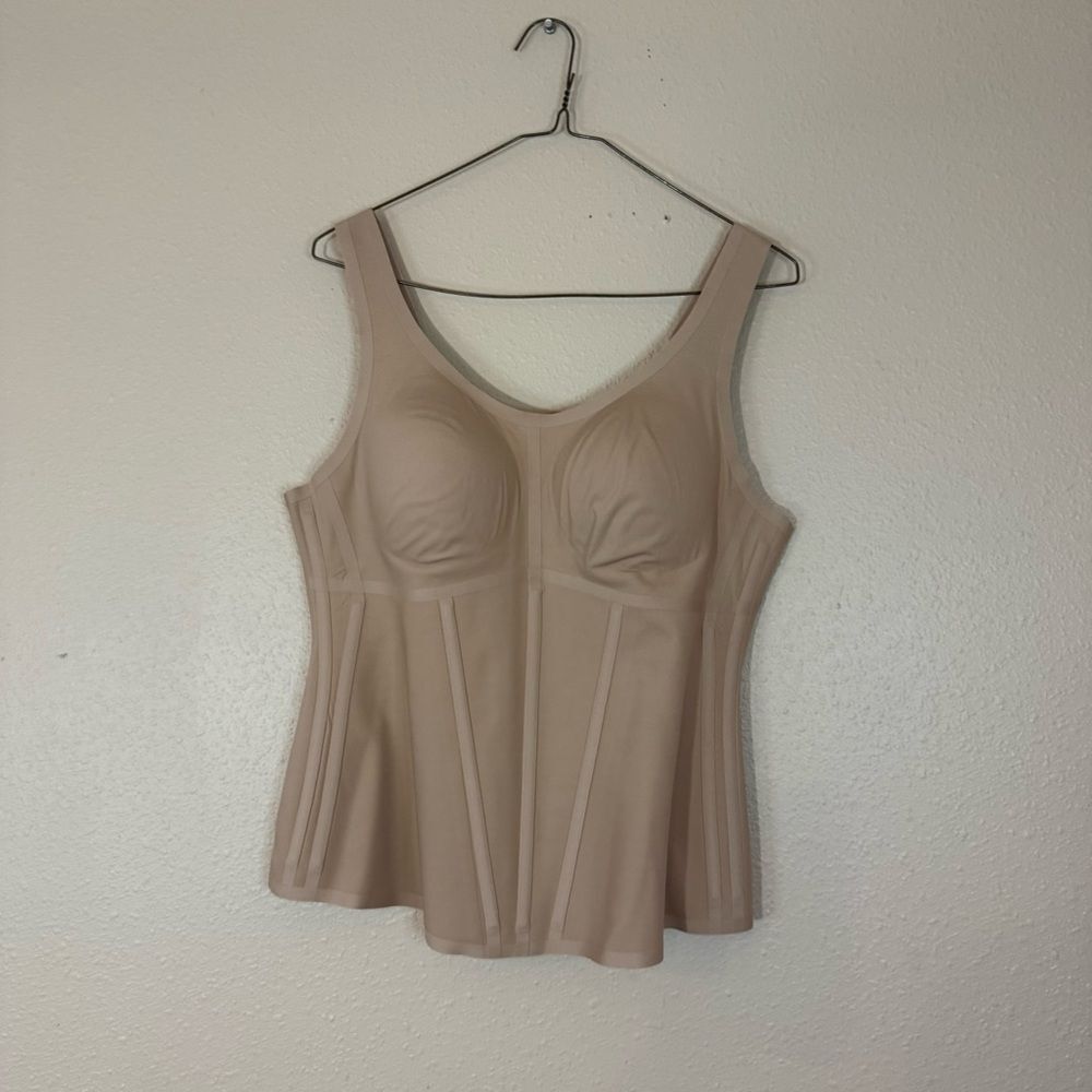 Honeylove Boldness Tank Nude Shape-wear 1X
